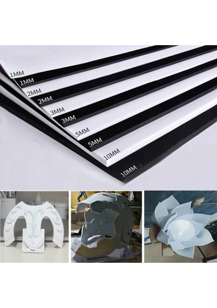 Siyah Stil Kalın 3mm 35X100CM Eva Köpük Levhalar Zanaat Eva Levhalar Pueet Dıy El Yapımı Model Yapımı Malzemesi (Yurt Dışından)