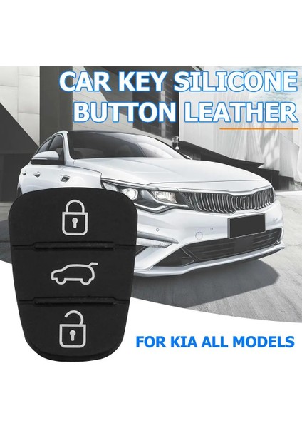 Harf Stili Yok 3 Düğmeler Uzaktan Araba Anahtarı Kabuk Fob Lastik Pedi Hyundai Solaris Accent Tucson L10 L20 L30 IX35 Kia K2 K5 Rio Ceed Anahtar Kutu (Yurt Dışından)