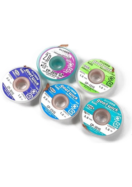 CP-2515 Tarzı Goot Cp Kalay Emme Sökme Örgü Lehim Sökücü Fitil Bga Lehimleme Teli Kalay Emme Hattı Cp (Yurt Dışından) fiyatları