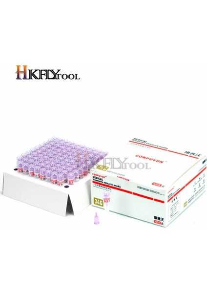 32GX13MM 100 Adet Stil G 34G Iğne Delici Şeffaf Şırınga Enjeksiyon Tutkal Şeffaf Ucu Kapağı Ilaç Iğnesi 30G * Araçlar (Yurt Dışından) fiyatları