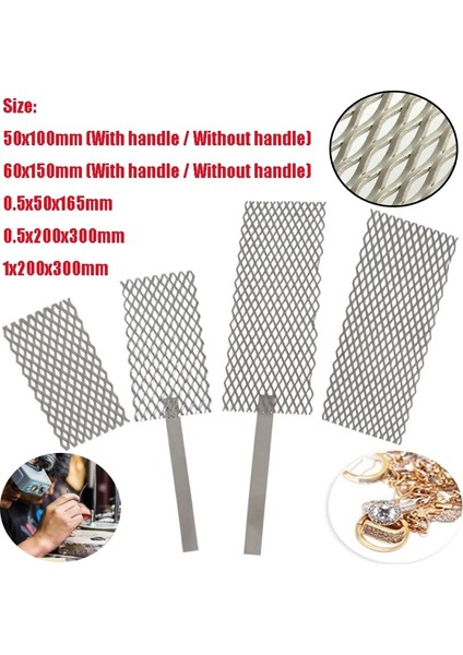 60X150MM Tarzı 1 Adet Takı Titanyum Örgü Isı Korozyon Direnci Takı Yapımı Kaplama Işleme Aracı Çeşitli Boyutlarda Mevcuttur (Yurt Dışından) fiyatları