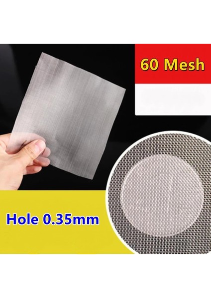 60 Örgü Stili 50CM x 200CM cm Paslanmaz Çelik Hasır Filtre Filesi Metal Ön Tamir Filesi Filtrasyon Dokuma Tel Elek Sac Elek (Yurt Dışından)