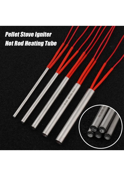 8X120MM 150W Tarzı Yüksek Li Pelet Soba Ateşleyici 10*mm Konu Şömine Izgara Soba Ateşleyici Marş Değiştirme 220V (Yurt Dışından) fiyatları