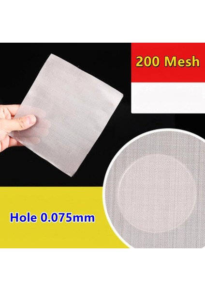 200 Örgü Stili 50CM x 100CM cm Paslanmaz Çelik Hasır Filtre Filesi Metal Ön Tamir Filesi Filtrasyon Dokuma Tel Elek Sac Elek (Yurt Dışından)