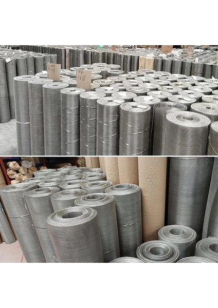 200 Örgü Stili 50CM x 100CM cm Paslanmaz Çelik Hasır Filtre Filesi Metal Ön Tamir Filesi Filtrasyon Dokuma Tel Elek Sac Elek (Yurt Dışından)