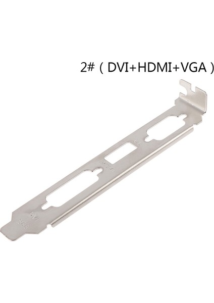 B Tarzı M Yüksek Profil Braketi Adaptörü HDMI DVI VGA Bağlantı Noktası Video Kartı Konektörü Için Tam Yükseklik Profil Braketi (Yurt Dışından)