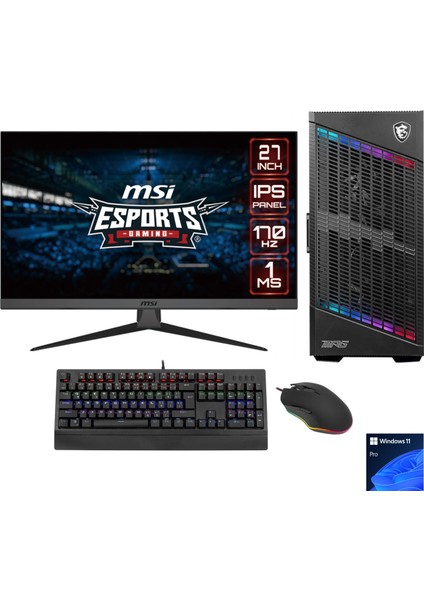 GG942DX Intel Core I9 14900KF 128GB Ram 1tb SSD + 1tb HDD RTX4080 Super Windows 11 Pro 27" Masaüstü Bilgisayar