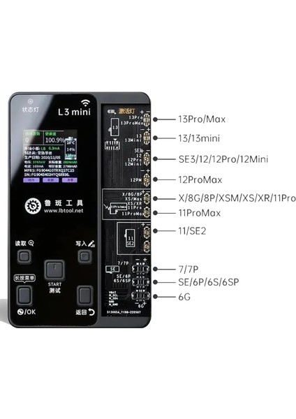 1 Adet Çip Seti Stili Luban Dot Matrix Flex Yüz Kimliği Nokta Projektör Programcı iPhone x Xr Xs Max Pro Promax Yüz Kablosu Tamir (Yurt Dışından)