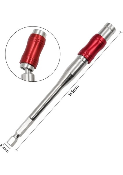 D Tarzı Altıgen Manyetik Halka Tornavida Uçları Matkap El Aletleri Uzatma Çubuğu Hızlı Değişim Tutucu Tahrik Kılavuzu Vida Matkap Ucu (Yurt Dışından)