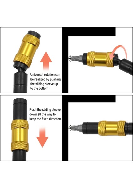 D Tarzı Altıgen Manyetik Halka Tornavida Uçları Matkap El Aletleri Uzatma Çubuğu Hızlı Değişim Tutucu Tahrik Kılavuzu Vida Matkap Ucu (Yurt Dışından) fiyatları