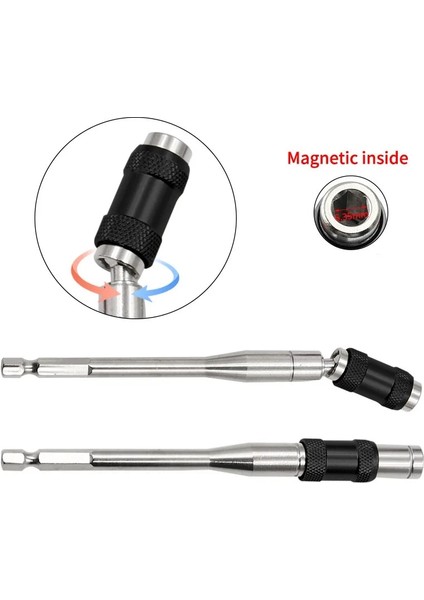 D Tarzı Altıgen Manyetik Halka Tornavida Uçları Matkap El Aletleri Uzatma Çubuğu Hızlı Değişim Tutucu Tahrik Kılavuzu Vida Matkap Ucu (Yurt Dışından) indirimleri