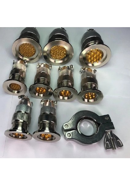 TYPE12 Tarzı Hermetik Olarak Kapatılmış Vakum Konnektörü Camlı Havacılık Fişi KF25 Serisi KF40 Serisi (Yurt Dışından) fiyatları