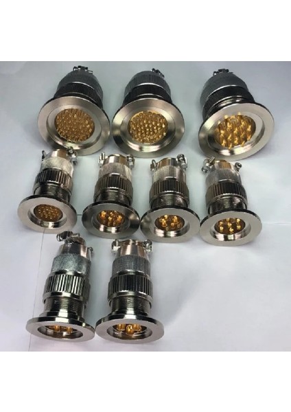 TYPE12 Tarzı Hermetik Olarak Kapatılmış Vakum Konnektörü Camlı Havacılık Fişi KF25 Serisi KF40 Serisi (Yurt Dışından) modelleri