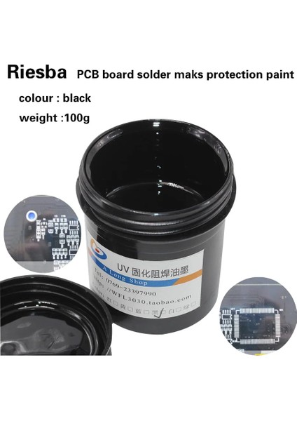 Siyah Stil Süper Pcb Uv Işığa Duyarlı Mürekkepler, Yeşil, Beyaz, Mavi, Kırmızı Veya Siyah Pcb Uv Iyileştirilebilir Lehim Dirençli Mürekkep, Lehim Maskesi Uv Mürekkep (Yurt Dışından)