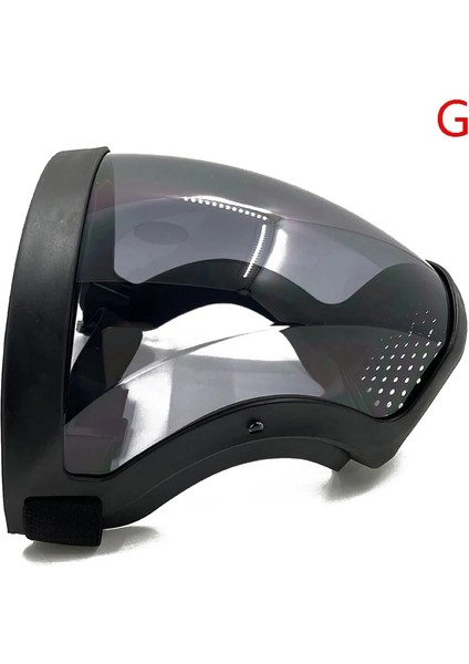 G Tarzı 1 Adet Süper Koruyucu Buğu Önleyici Yüz Kalkanı Kaynak Maskesi Toz Geçirmez Şeffaf Kask Rahat Gözleri Korur Yüz Maskesi Kapağı (Yurt Dışından)