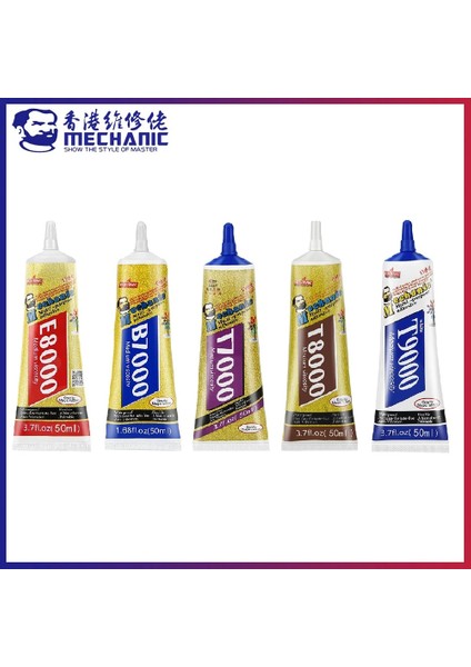 T9000 Tarzı 50ML Mechaml B7000 Tutkal Çok Amaçlı Epoksi Reçine Sıvı Yapıştırıcı Tamir Cep Telefonu El Sanatları Cam LCD Dokunmatik Ekran Süper Tutkal (Yurt Dışından)