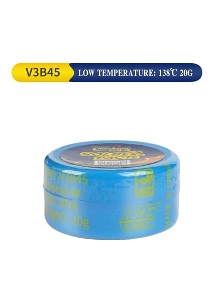 20G 138C Stili Mekanık Kurşunsuz Bga Lehim Pastası Akı Düşük Yüksek Sıcaklık Lehimleme Teneke Krem Kaynak Akısı Pastası Bga Rework Istasyonu Için (Yurt Dışından)