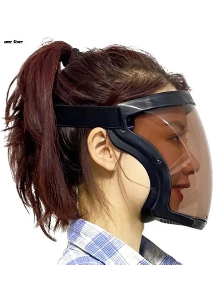 Bir Stil 1 Adet Süper Koruyucu Buğu Önleyici Yüz Kalkanı Kaynak Maskesi Toz Geçirmez Şeffaf Kask Rahat Gözleri Korur Yüz Maskesi Kapağı (Yurt Dışından) modelleri