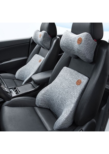 1başlık Siyah Stil Araba Boyun Yastık Ayarlanabilir Kafalık Ofis Koltuğu Minderi 3D Hafızalı Köpük Ped Dört Mevsim Evrensel Araba Yastığı Bel Pedi (Yurt Dışından) fiyatları