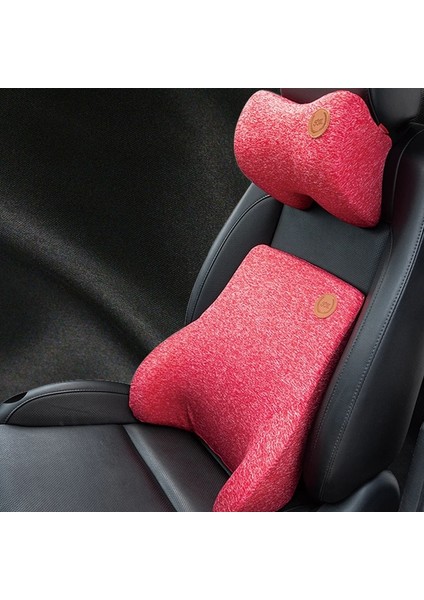 1başlık Siyah Stil Araba Boyun Yastık Ayarlanabilir Kafalık Ofis Koltuğu Minderi 3D Hafızalı Köpük Ped Dört Mevsim Evrensel Araba Yastığı Bel Pedi (Yurt Dışından) modelleri