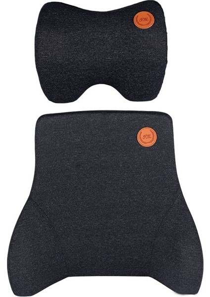 1başlık Siyah Stil Araba Boyun Yastık Ayarlanabilir Kafalık Ofis Koltuğu Minderi 3D Hafızalı Köpük Ped Dört Mevsim Evrensel Araba Yastığı Bel Pedi (Yurt Dışından) indirimleri