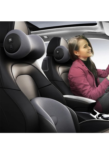 Normal-Siyah-Yastık Tarzı Araba Boyun Masaj Yastığı Bel Desteği Yastığı Ribaund Hafızalı Köpük Oto Koltuk Relax Kafa Bel Desteği Elektrikli Araba Kafalık (Yurt Dışından) fiyatları