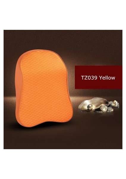 TZ039 Sarı 1 Adet Stil 1 Adet Bellek Köpük Sevimli Araba Koltuğu Kafalık Yastık Boyun Dinlenme Için Katı Bel Sırt Desteği Yastık Seti Yastıklar Oto Aksesuarları (Yurt Dışından)