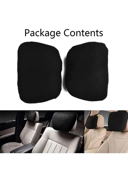 Siyah Stil 1 Çift Araba Kafalık Maybach Tasarım S Sınıfı Ultra Yumuşak Yastık Mercedes Benz 29*19 cm Yastık Aksesuarları (Yurt Dışından) indirimleri