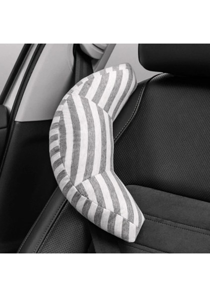 Gri Stil Araba Koltuğu Kafalık Uyku Baş Desteği Çocuklar Şekerleme Omuz Kemeri Pad Boyun Kapak Çocuklar Için Çocuk Seyahat Araba Aksesuarları (Yurt Dışından)