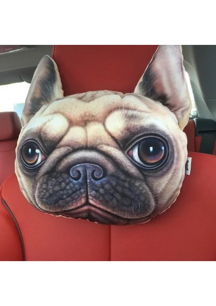 10 Dolgu Stili Olmadan Yeni D Baskılı Köpek Kedi Yüzü Araba Kafalık Boyun Desteği Otomatik Boyun Güvenlik Yastığı Dolgu Olmadan Araba Boyun Desteği Kafalık (Yurt Dışından)