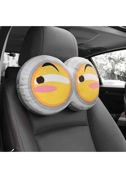 No.5 Tarzı Sevimli Yaratıcı Araba Kafalık Bellek Pamuklu Araba Koltuğu Boyun Yastığı Komik Oto Boyun Dinlenme Minderi Ped Yumuşak Seyahat Kafalık Yeni (Yurt Dışından) fırsatları