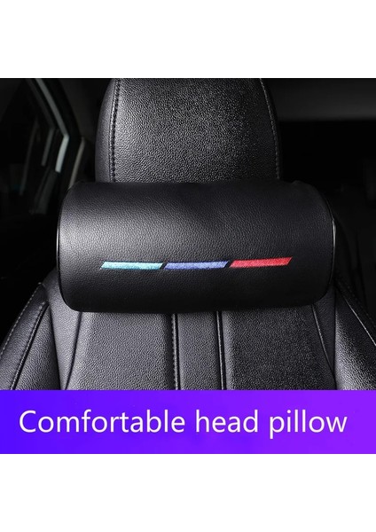 1 Adet Stil Araba Koltuğu Pu Kafalık Boyun Yastık Bmw E46 E39 E90 E60 E36 F30 F10 E34 X5 E53 E30 F20 E92 E70 G X5 X6 M Aksesuarları (Yurt Dışından)