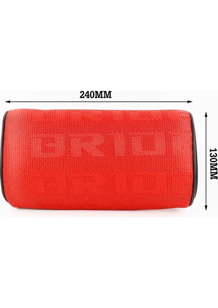 Recaro-Gri Tarz X2 Jdm Stil Gelin Recaro Kumaş Yastık Koltuk Desteği Dekor Kafalık Arkalık Yastık Hellaflush Boyun Desteği (Yurt Dışından)