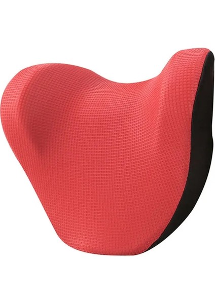 Kırmızı Stil Örgü Ev Araba Kafalık Kafa Koltuk Minder Boyun Yastık Dinlenme Bellek Köpük Pamuk Kapak Oto Seyahat Desteği Için Kumaş Yumuşak Sandalye (Yurt Dışından)