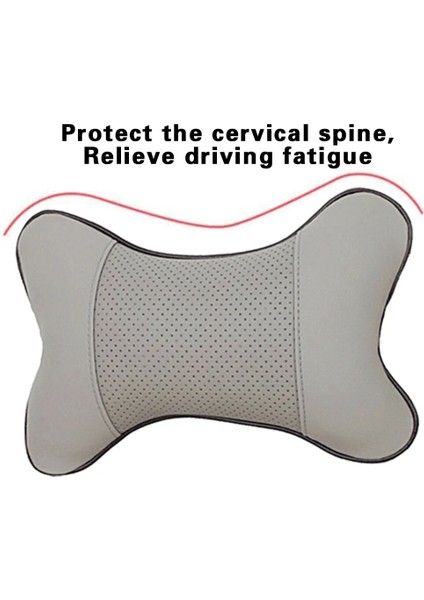 Gri Tarzı Ergonomik Kemik Oto Koltuk Baş Boyun Desteği Minderler Koltuk Başlıkları Araba Yastıkları Elastik Bant Sabit Dayanıklı Yumuşak Araba Için Rahat (Yurt Dışından) indirimleri