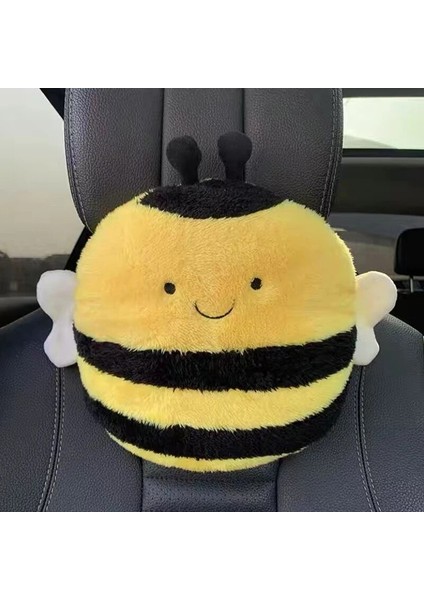 Arı Kafalık Tarzı Kawaii Araba Boyun Yastık Arı Araba Kafalık Boyun Yastıklar Cushiok Seyahat Yastık Emniyet Kemeri Sevimli Araba Koltuğu Yastık Kafalık Korumak (Yurt Dışından)