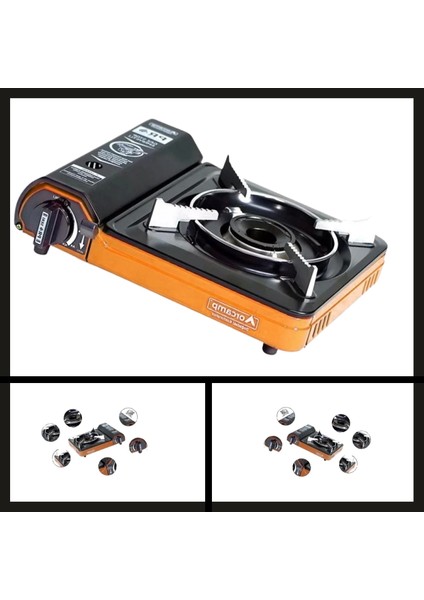 Uyguna-Yakala CK-505 Turuncu Orcamp Tekli Portatik OCAK-YKT.161 fiyatları