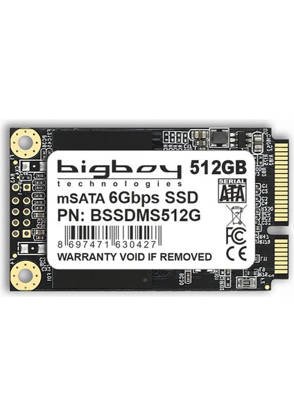 BSSDMS512G 512GB 550-490MB MSATA SATA3 Notebook SSD