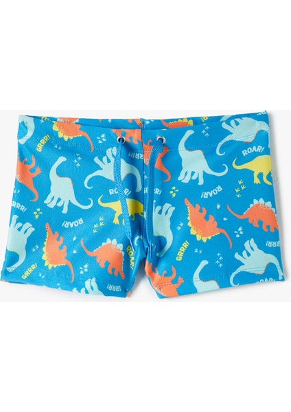 Mayo Dinozor Baskılı Beli Bağlamalı