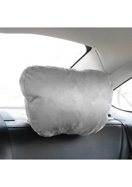 Gri Stil Süper Yumuşak Araba Kafalık Oto Koltuk Örtüsü Baş Boyun Dinlenme Minderi Mercedes-Benz Tasarım S Sınıfı Için Ayarlanabilir Araba Yastığı (Yurt Dışından)