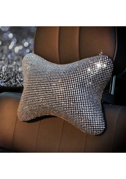 1 Adet Baş Yastığı Stili Moda Taklidi Kristal Araba Kafalık Boyun Yastıklar Elmas Araba Emniyet Kemeri Kılıfı Pad Bel Desteği Oto Iç Aksesuar Seti (Yurt Dışından) indirimleri