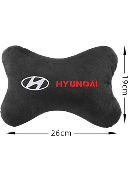 Hyundai 1 Adet Tarzı Yumuşak Araba Boyun Yastık Baş Desteği Koruyucu Kafalık Yastık Arkalığı Yastıklar Hyundai SOLARX20 IX35 Için Aksesuarları (Yurt Dışından)