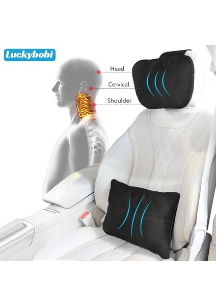 Yastık-Gri Tarzı En Li Araba Kafalık Boyun Desteği Koltuk Maybach Tasarım S Sınıfı Yumuşak Evrensel Ayarlanabilir Araba Yastığı Boyun Dinlenme Minderi Seti (Yurt Dışından) fiyatları