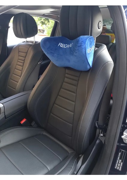 Bule Recaro Yastık Tarzı Brıde Recaro Yarış Koltuğu Yeniden Takılmış Araba Hafızalı Pamuklu Kafalık Rahat Boyun Yastığı 1 Adet (Yurt Dışından)