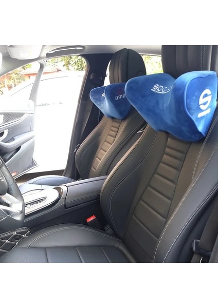 Bule Recaro Yastık Tarzı Brıde Recaro Yarış Koltuğu Yeniden Takılmış Araba Hafızalı Pamuklu Kafalık Rahat Boyun Yastığı 1 Adet (Yurt Dışından)