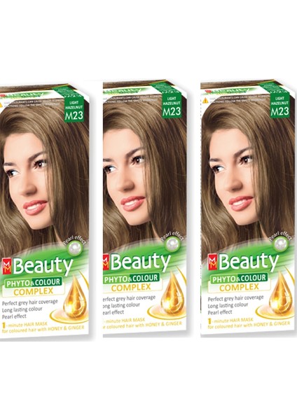 M23 Açık Fındık Kabuğu (Lıght Hazelnut) Üçlü Set