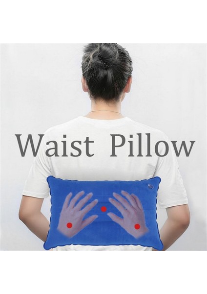 22X34CM Bordo Stili 1 Adet Sıcak Satış Araba Aksesuarları Yeniden Bel Arka Koltuk Destek Yastığı Sürücü Bel Yastığı Şişme Taşınabilir Yüksek (Yurt Dışından) indirimleri