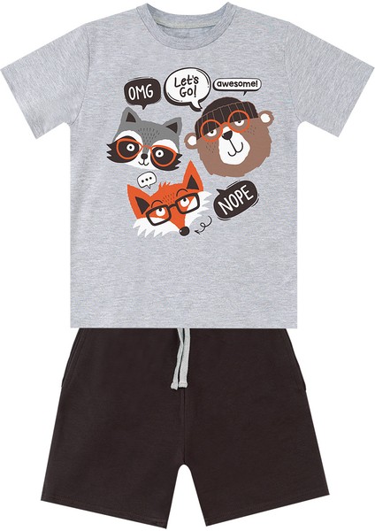 Arkadaşlar Erkek Çocuk T-shirt Şort Takım modelleri