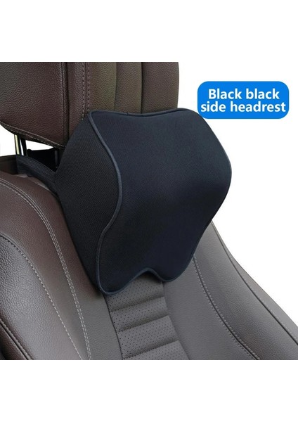 Siyah Stil Araba Boyun Yastık Boyun Bellek Rahat Sürüş Kafa Koruma Pedi Araba Uyku Kafalık Yastık Oto Seyahat Aksesuarları Için (Yurt Dışından)