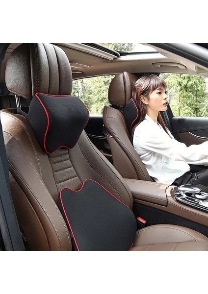 Siyah Stil Araba Boyun Yastık Boyun Bellek Rahat Sürüş Kafa Koruma Pedi Araba Uyku Kafalık Yastık Oto Seyahat Aksesuarları Için (Yurt Dışından) modelleri